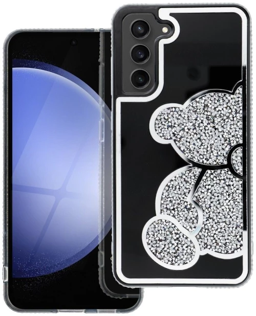Teddy Bear Case For Samsung A26 5G Silver