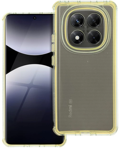 Matrix Clear Case For Xiaomi Redmi Note 14 Pro 5G / 14 Pro Plus 5G Yellow