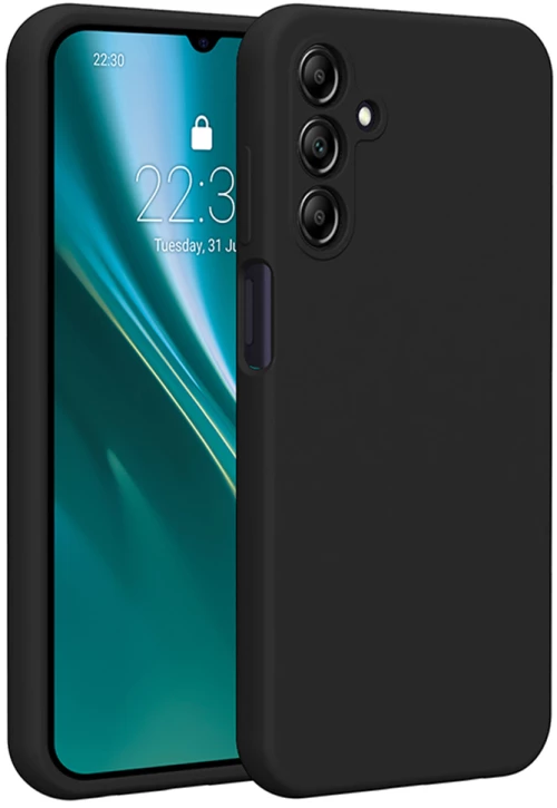 Etteri silicone case for samsung galaxy a15 4g / a15 5g black