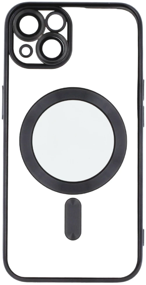 Color chrome mag case for iphone 16e black