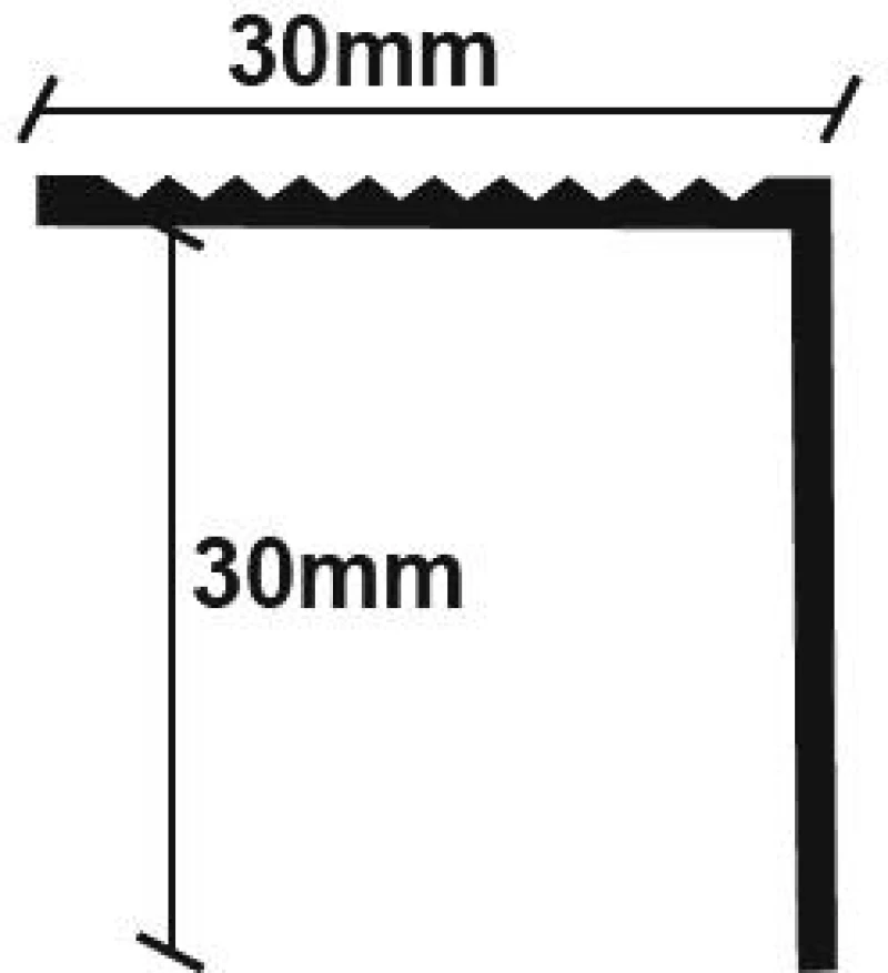 ΠΡΟΦΙΛ LAMINATE ΓΩΝΙΑ  ΧΡΥΣΟ  30Χ30Χ2750mm NewPlan / τιμή ανά μ.