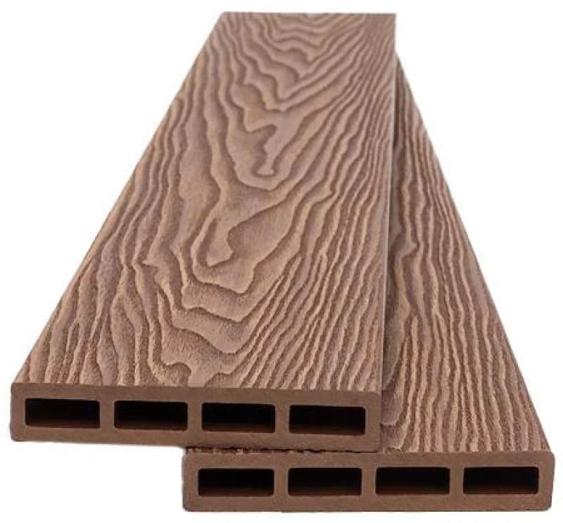 WPC ΠΕΡΙΦΡΑΞΗΣ ΝΕΑΣ ΓΕΝΙΑΣ 21/120mm TEAK 90155 NewPlan / τιμή ανά τ.μ.