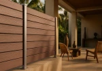 WPC ΠΕΡΙΦΡΑΞΗΣ ΝΕΑΣ ΓΕΝΙΑΣ 21/120mm TEAK 90155 NewPlan / τιμή ανά τ.μ.