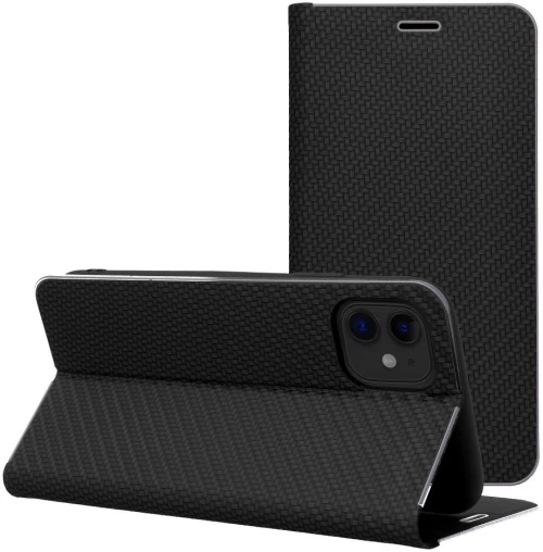 Luna Book Carbon For Iphone 17 Black