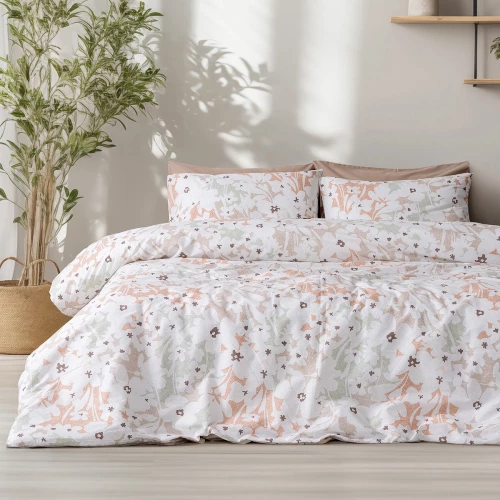 Beauty Home Σετ πάπλωμα μονό Anthia Art 12253 160x240 Μπεζ