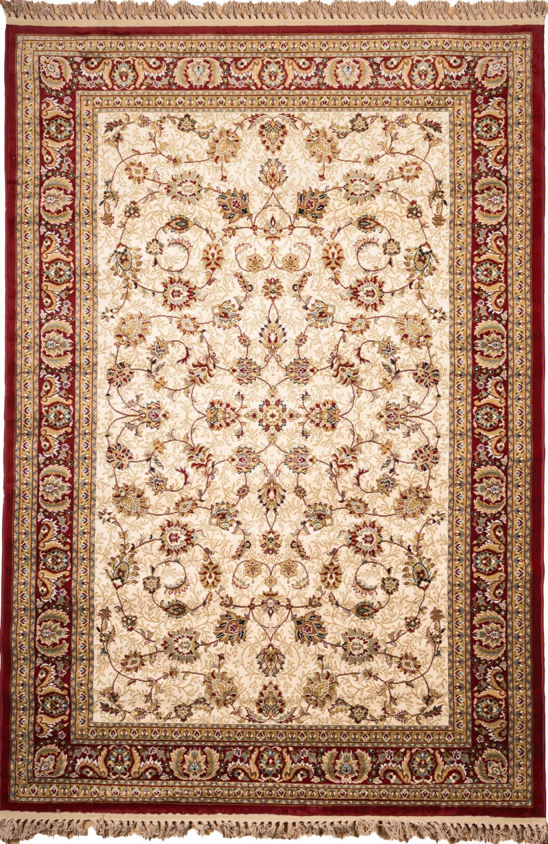 ΧΑΛΙ ORIAN 170/Cream Red - Klonaras Home Fashion 200cmx290cm