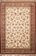 ΧΑΛΙ ORIAN 170/Cream Red - Klonaras Home Fashion 200cmx290cm