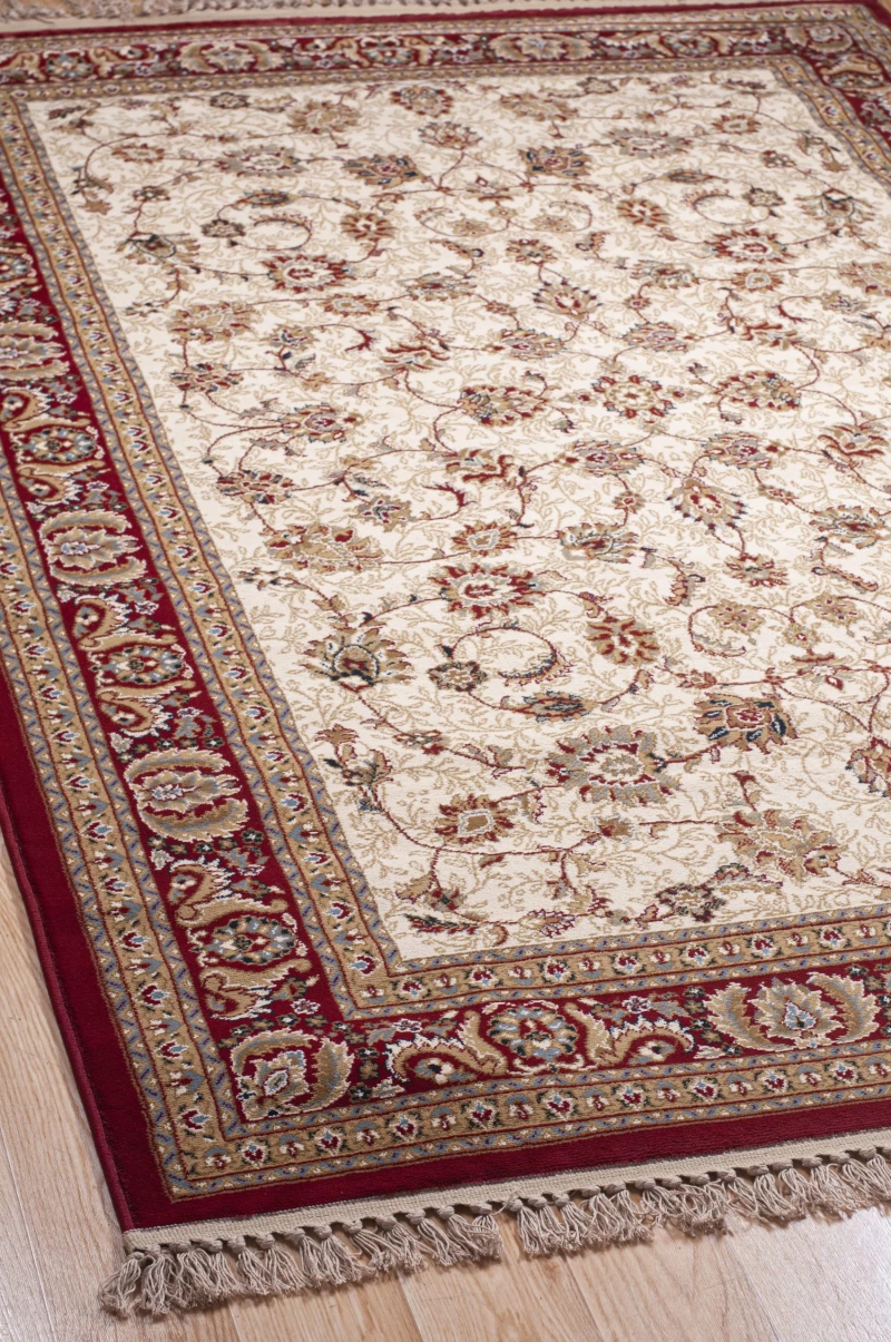 ΧΑΛΙ ORIAN 170/Cream Red - Klonaras Home Fashion 200cmx290cm