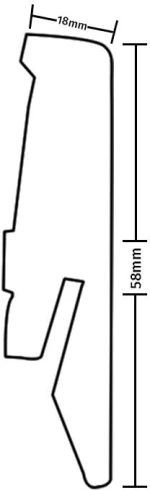 ΠΕΡΒΑΖΙ LAMINATE 8461 18Χ58X2400mm 910668461 NewPlan / τιμή ανά μ.