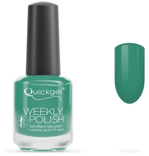 Quickgel No 852 - Viridian Βερνίκι 15 ml - Weekly polish