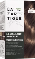 Lazartigue, La Couleur Absolue, Permanent Hair Dye, 5.00 Light Chestnut, 143 ml
