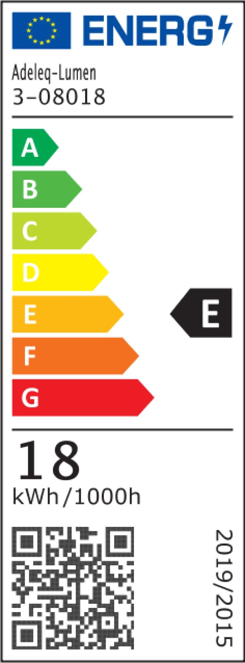 Adeleq Φωτιστικό LED Λουτρού PC 80cm 18W IP44 4000K Χρώμιο 3-08018