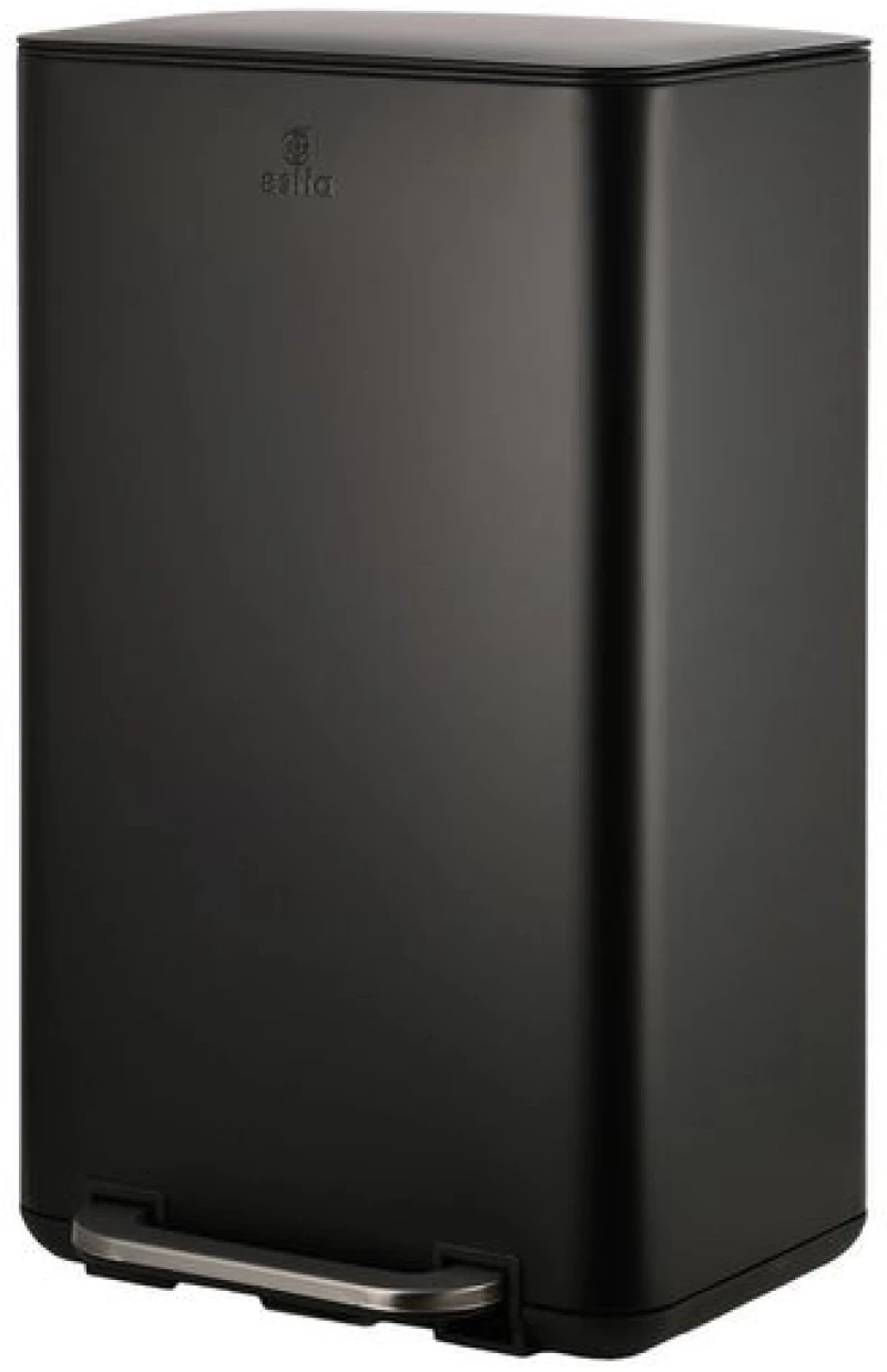 Estia Κάδος Απορριμμάτων Cubic 30lt Soft Close Μαύρο 01-20996