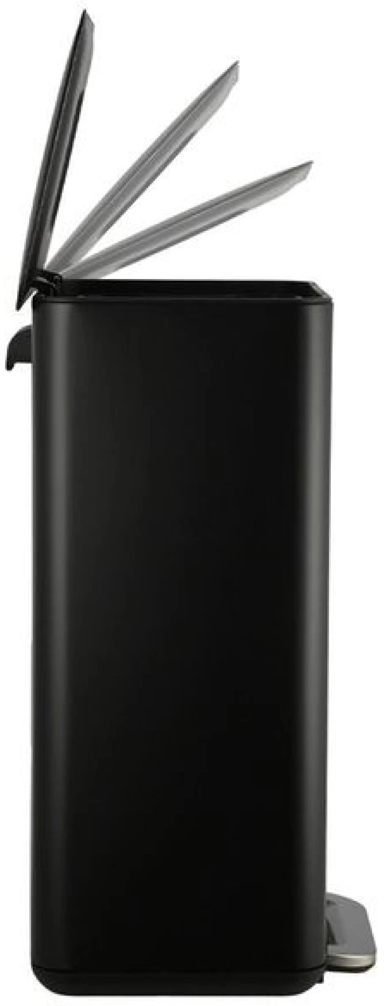 Estia Κάδος Απορριμμάτων Cubic 30lt Soft Close Μαύρο 01-20996
