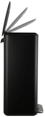 Estia Κάδος Απορριμμάτων Cubic 30lt Soft Close Μαύρο 01-20996