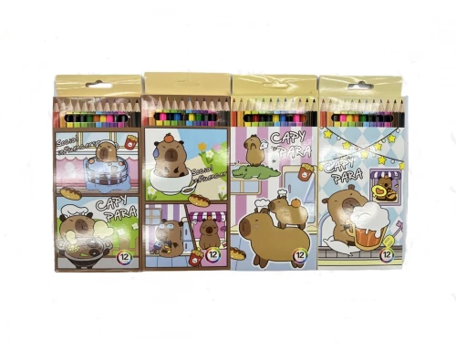 Ξυλοχρώματα Capybara 12τεμ.