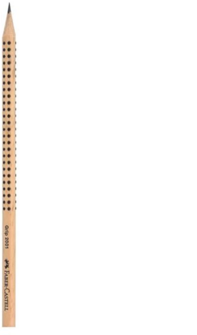 Μολύβι Faber Castell Grip 2001 Natural με Black Dots HB 217053