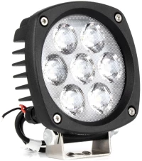 ΠΡΟΒΟΛΕΑΣ ΕΡΓΑΣΙΑΣ LED 21W 9>50V 3 ΧΡΗΣΕΩΝ ΛΕΥΚΟ ΦΩΣ 108x108x48mm AMIO - 1 Τεμ.