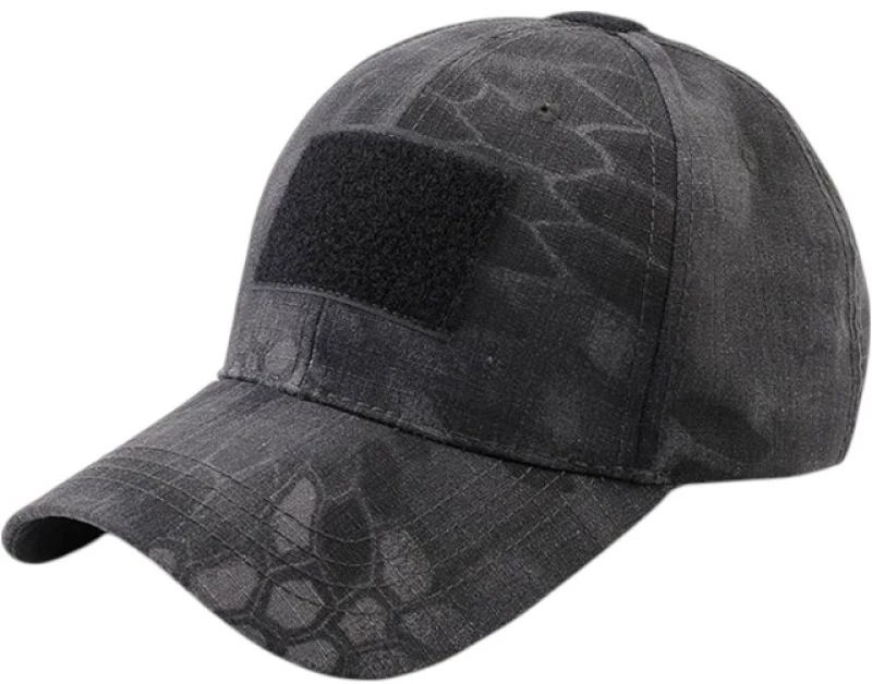 Ανδρικό καπέλο jockey στρατιωτικού τύπου - M02 - 270607 - Grey/Black