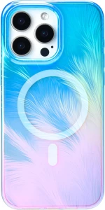 Θήκη iPhone 16 Pro Max Prodigee Pampas Ανθεκτική & Ιριδίζουσα με MagSafe - Breeze (IPH16P-6.7-PMPS-BRZ)