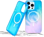 Θήκη iPhone 16 Pro Max Prodigee Pampas Ανθεκτική & Ιριδίζουσα με MagSafe - Breeze (IPH16P-6.7-PMPS-BRZ)
