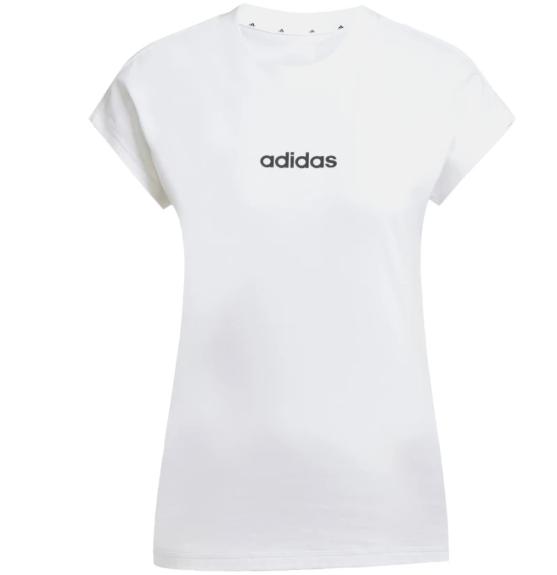 ADIDAS ADIDAS W LIN SJ T WHT/BLK JC8239