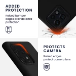 KWmobile Soft Flexible Rubber Cover - Θήκη Σιλικόνης Motorola Edge 40 Pro / Edge Plus 2023 - Black (61344.01)