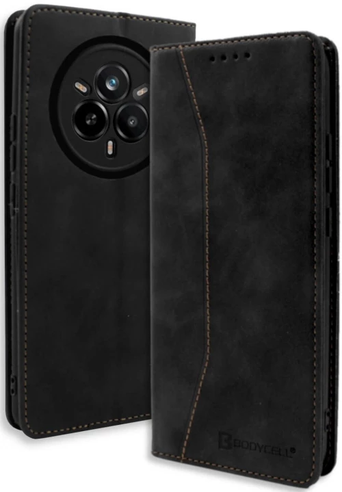Θήκη Realme 14 Pro Bodycell Book Case Πορτοφόλι - Black (5206015080005)