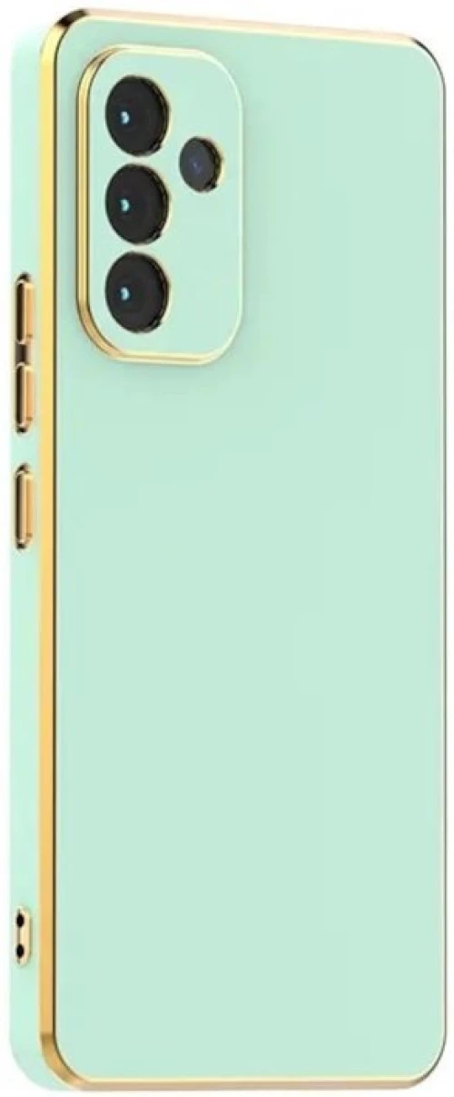 Θήκη Samsung Galaxy S24 FE Bodycell Gold Plated Σιλικόνης - Mint Green (5206015081422)