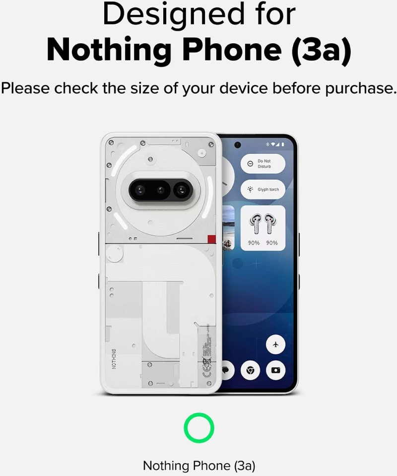 Θήκη Nothing Phone 3a Ringke Fusion X Σκληρή - Black (8800293853541)