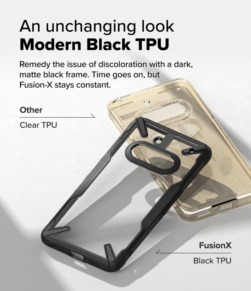 Θήκη Nothing Phone 3a Ringke Fusion X Σκληρή - Black (8800293853541)