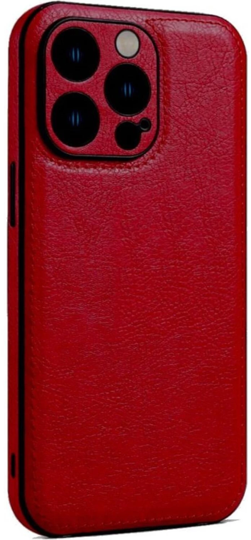 Θήκη iPhone 12 Pro Bodycell Prestige Backcover με Πλαίσιο Κάμερας - Red (5206015068065)