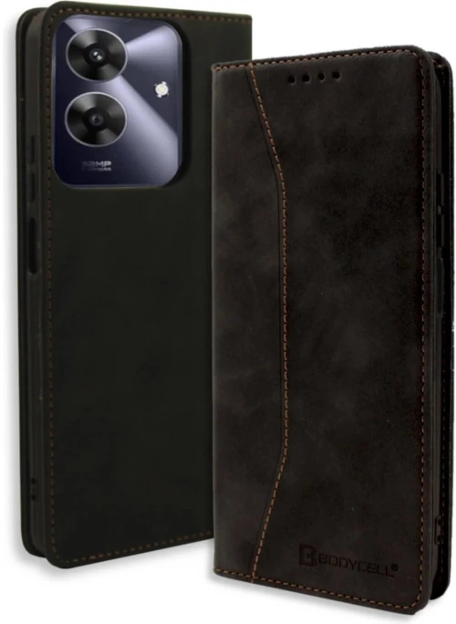 Θήκη Realme Note 60 Bodycell Book Case Πορτοφόλι - Black (5206015082054)
