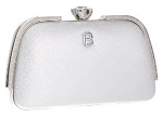 Τσάντα φάκελος clutch CK-6056 - Ασημί Bag to Bag