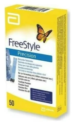 Abbott FreeStyle Precision Strips Ταινίες μέτρησης σακχάρου, 50 ταινίες