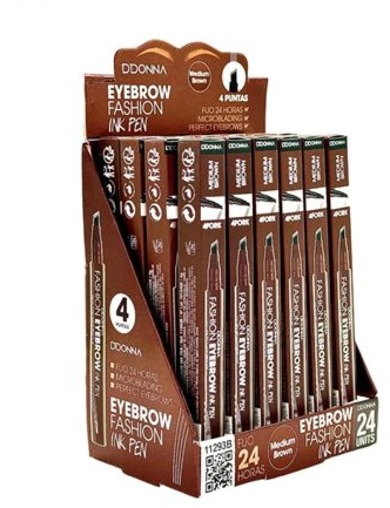 DDonna Eyebrown Fashion Ink Pen Medium Broun 4g 1 τμχ