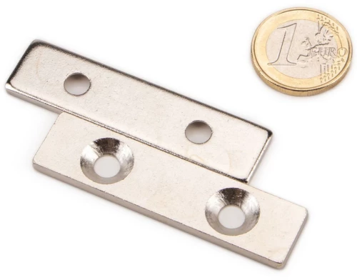 Μεταλλικό Αντικρίσμα 60x14x3mm Οπή Φρέζα