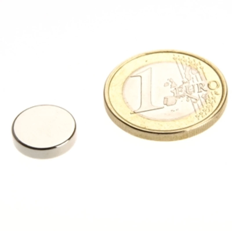 Μαγνήτης Δίσκος Φ14x2mm Νεοδυμίου Δύναμη Έλξης 3,2kg