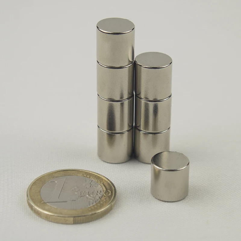 Μαγνήτης Δίσκος Φ12x10mm Νεοδυμίου Δύναμη Έλξης 7,6kg