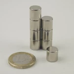 Μαγνήτης Δίσκος Φ12x10mm Νεοδυμίου Δύναμη Έλξης 7,6kg