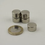 Μαγνήτης Δίσκος Φ15x5mm Νεοδυμίου Δύναμη Έλξης 4,5kg