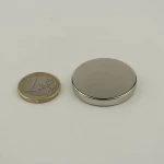 Μαγνήτης Δίσκος Φ35x5mm Νεοδυμίου Δύναμη Έλξης 12kg