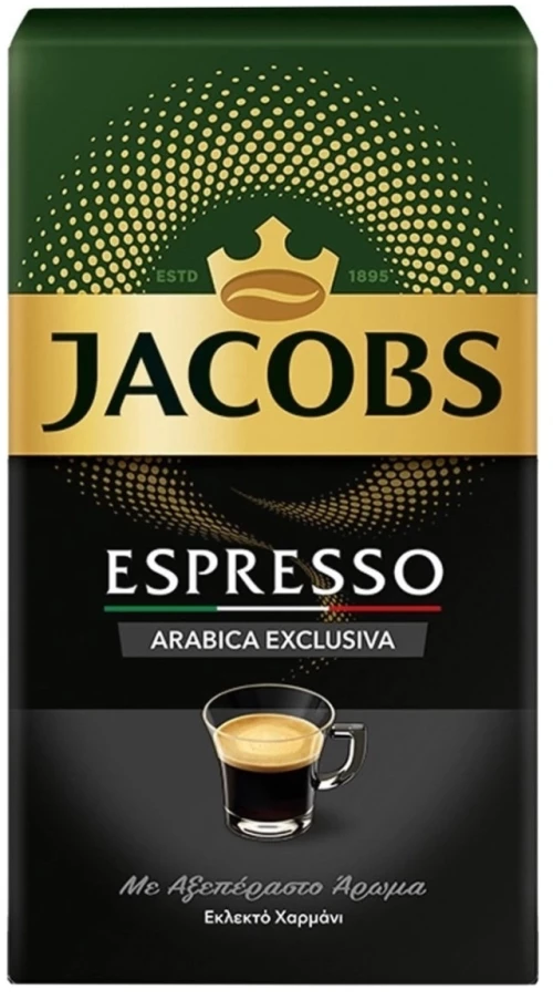 Jacobs Espresso Arabica Exclusiva Αλεσμένος 250gr