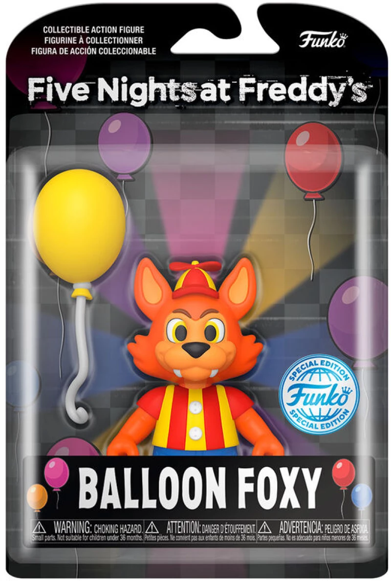 Action figure Five Night at Freddys Balloon Foxy Exclusive 12,5cm