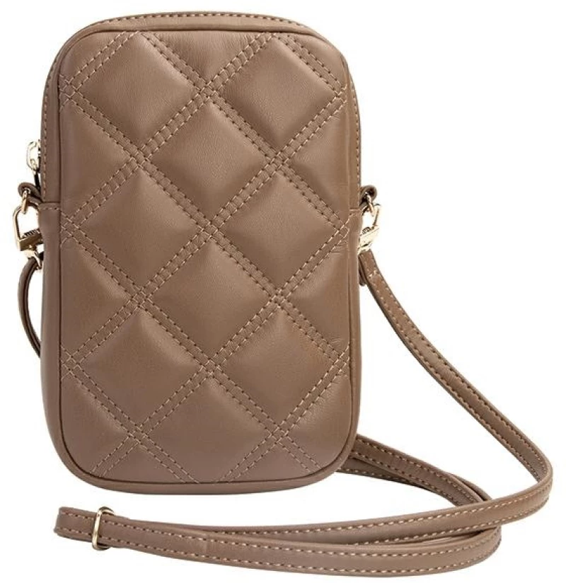 Guess Zip Quilted 4G bag - brown
