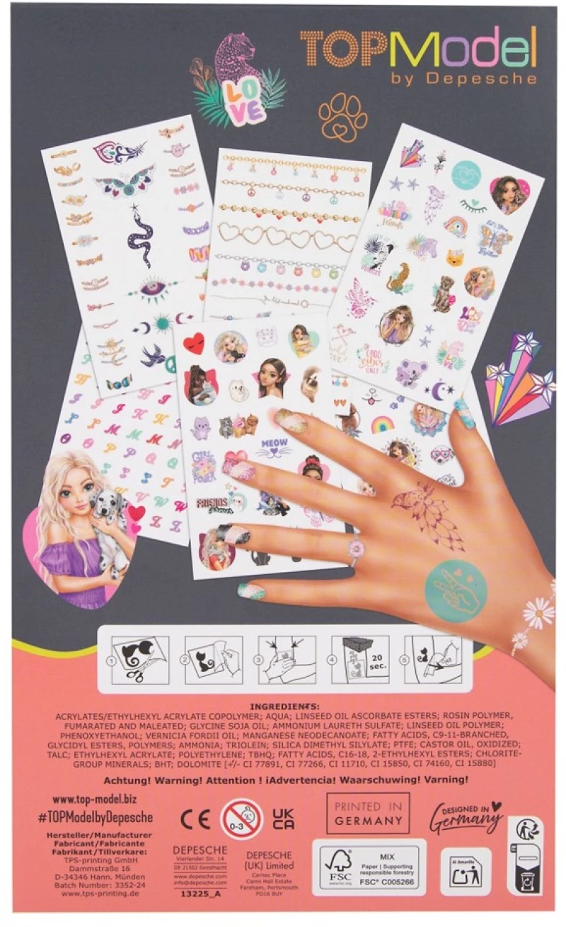 TOPModel - Tattoos ( 0413225 ) / Toys