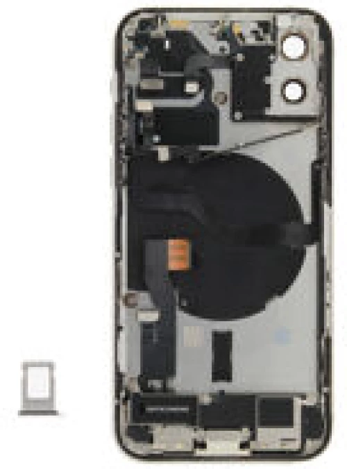 For iPhone/iPad (AP1224WPSP) Rear Cover (Pulled A) incl. small parts - White, For iPhone 12