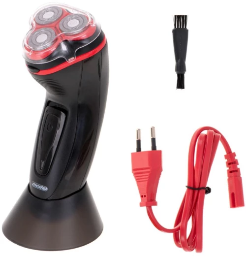 Mesko MS 2926 men's shaver Rotation shaver Trimmer Black,Red