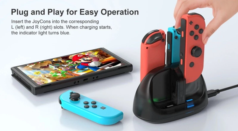 Deep Explorer - 4 In 1 Charging Station / Nintendo Switch