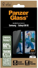 PanzerGlass Ultra-Wide Fit Privacy Glass for Samsung Galaxy A36 5G
